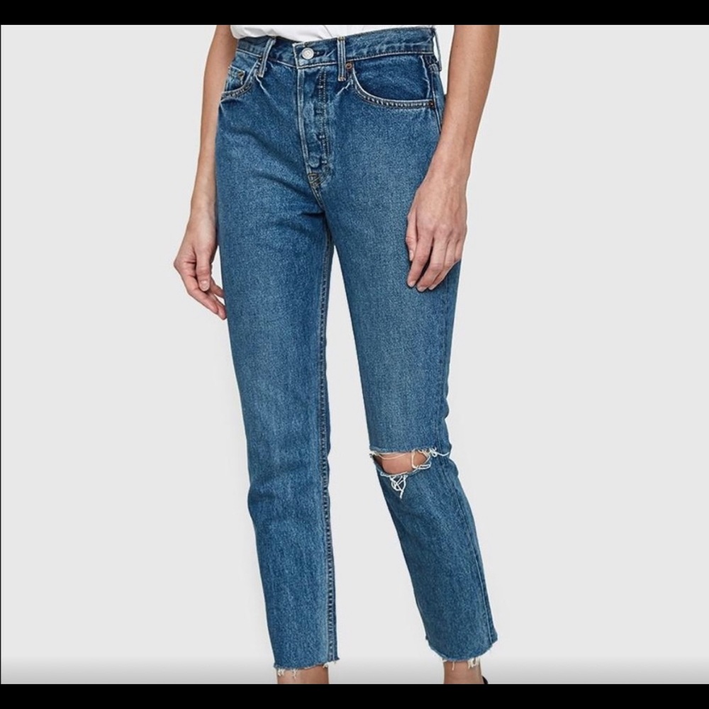 Grlfrnd Karolina High Waist Straight Cotton Jeans 23 - Picture 5 of 5